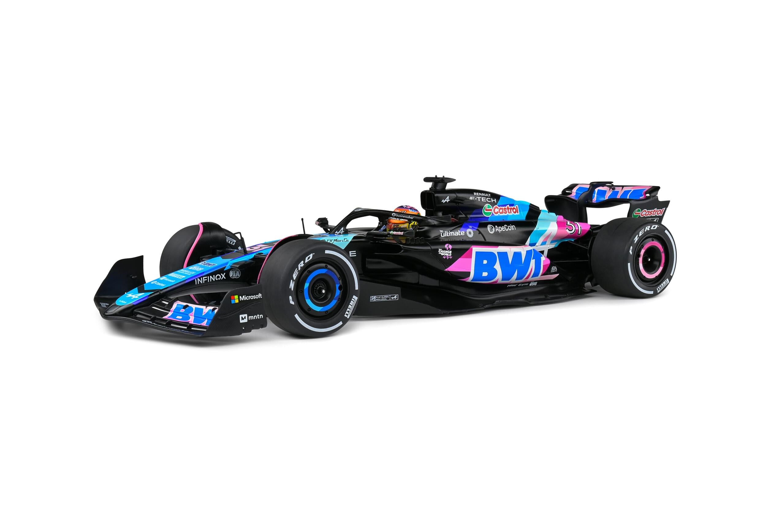 Solido S1814001 Voiture miniature collection 1/18 Alpine F1 Team A524 – MIAMI GP – 2024 – E.OCON