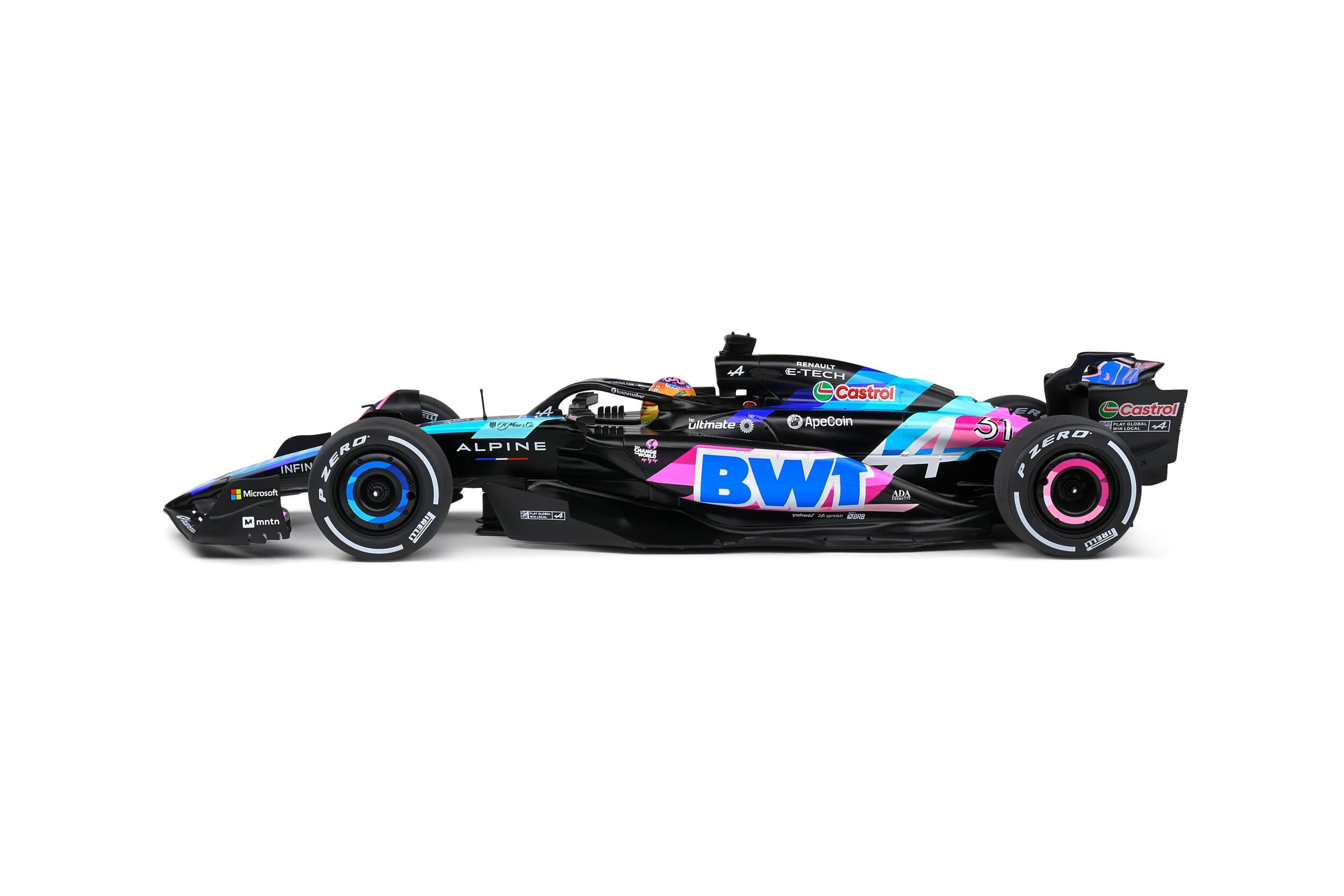 Solido S1814001 Voiture miniature collection 1/18 Alpine F1 Team A524 – MIAMI GP – 2024 – E.OCON