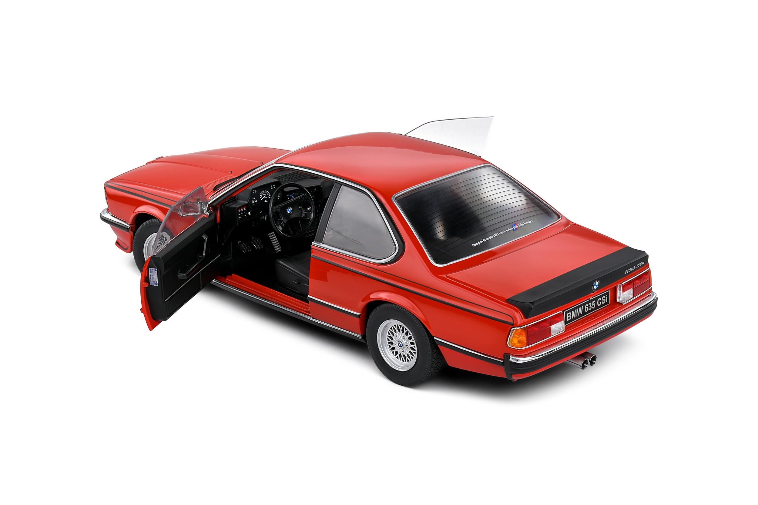 Solido S1810301 Voiture miniature collection 1/18 BMW 635 CSI (E24) – Henna Red – 1984