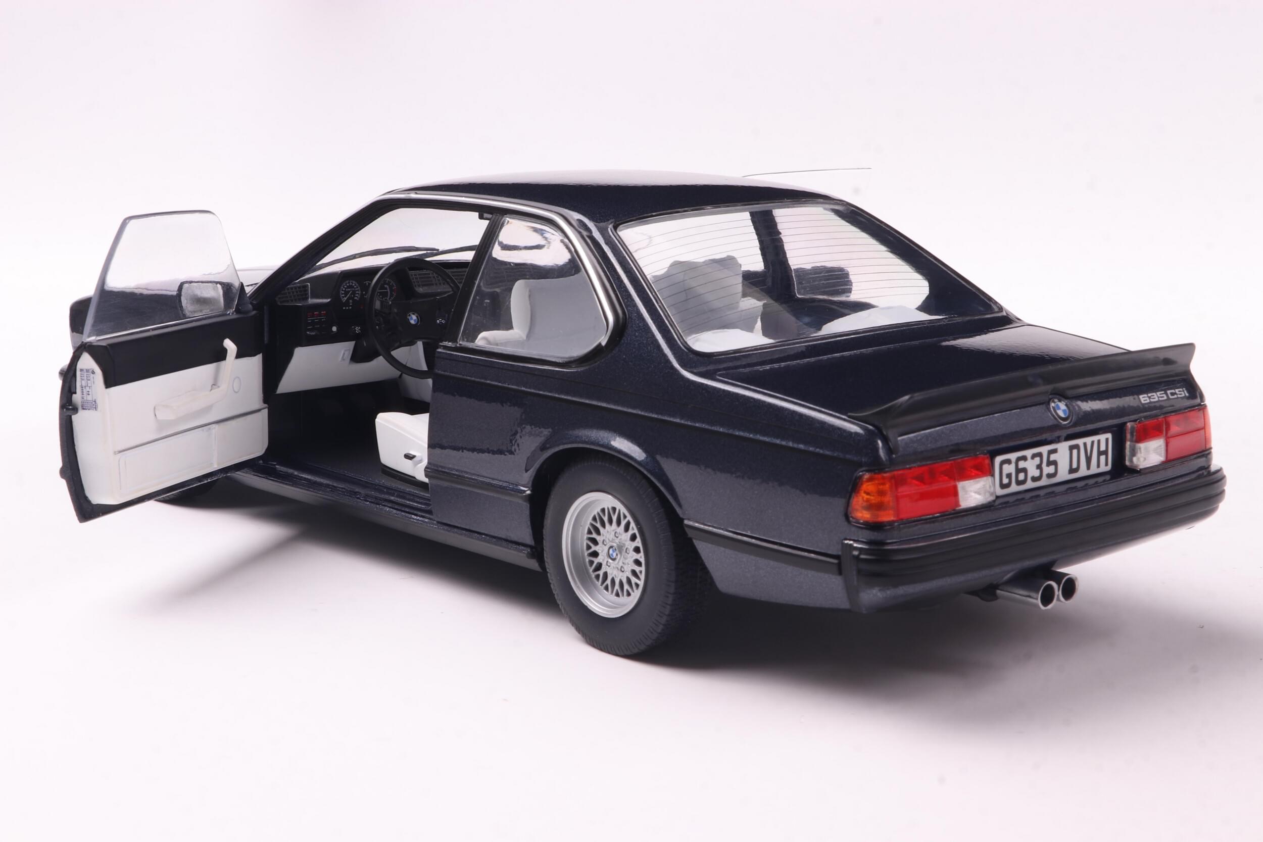 Solido S1810306 Voiture miniature collection 1/18 BMW 635 CSI – Macau Blue – 1984