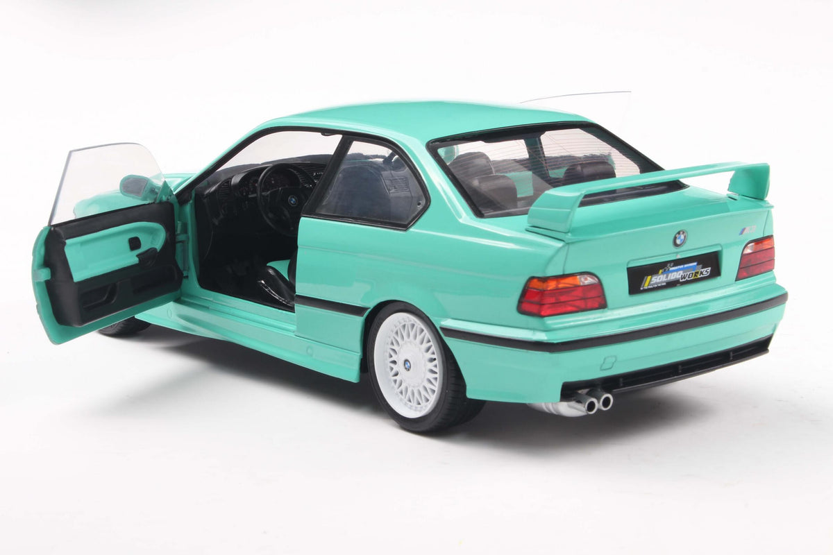 Solido S1803917 Voiture miniature collection 1/18 BMW M3 Coupe jaune dakar 1991 - Breizh Modélisme.