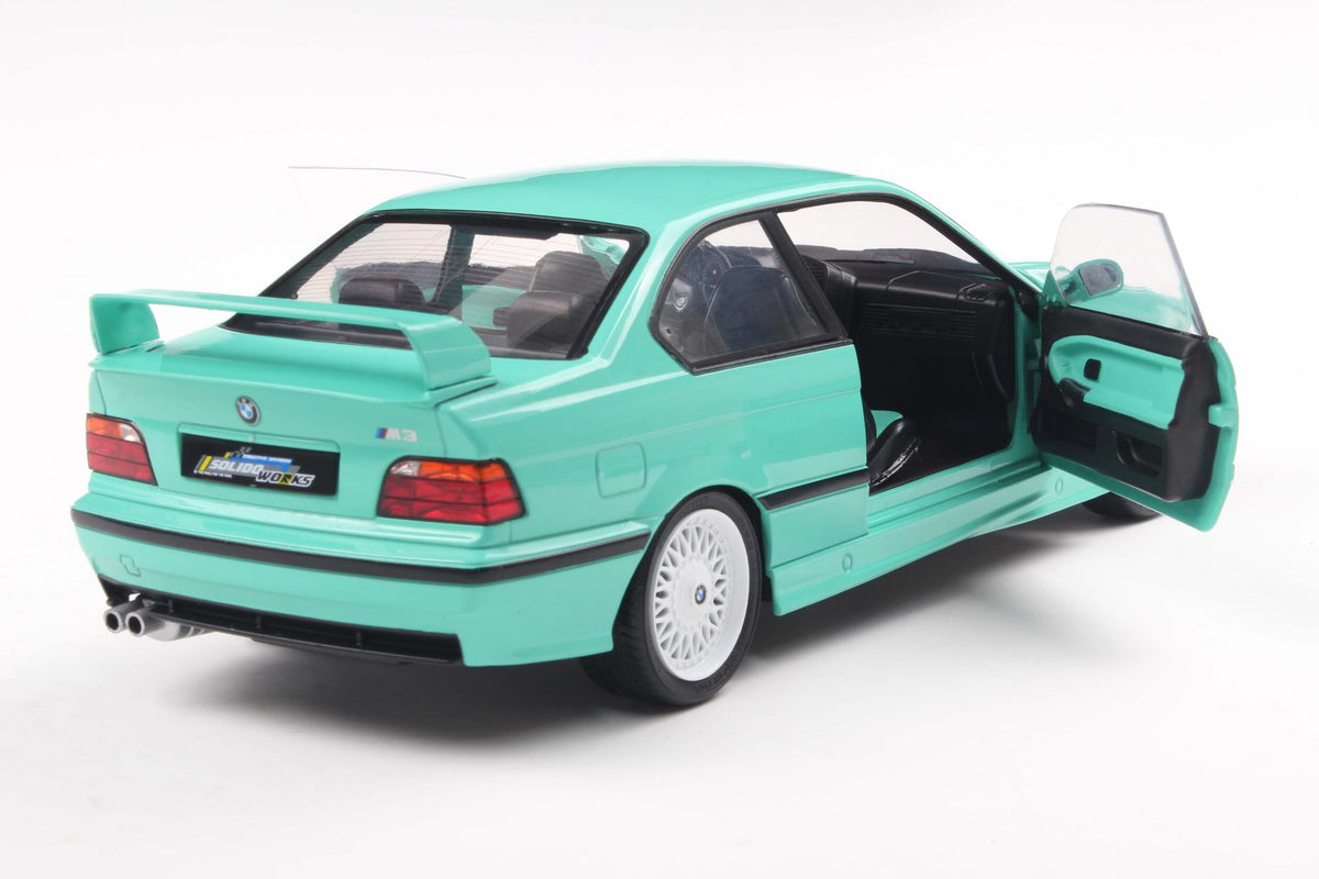 Solido S1803917 Voiture miniature collection 1/18 BMW M3 Coupe jaune dakar 1991 - Breizh Modélisme.