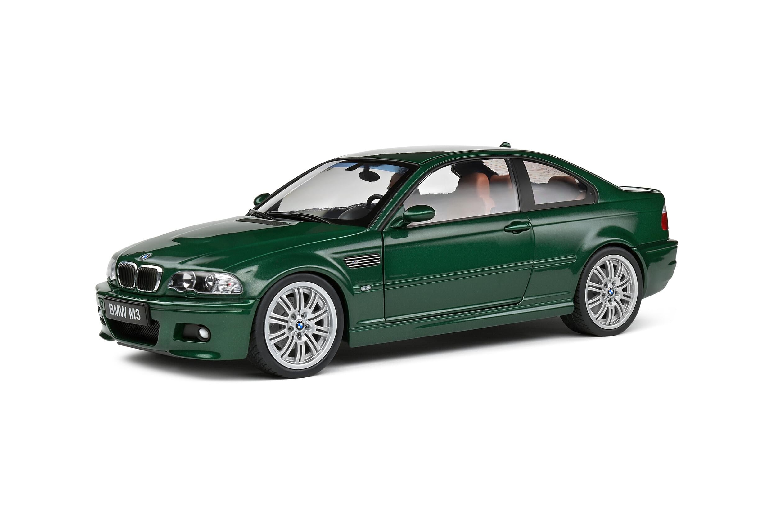 Solido S1806507 miniature collection 1/18 BMW E46 M3 Coupe Oxford Green 2000 - Breizh Modélisme.