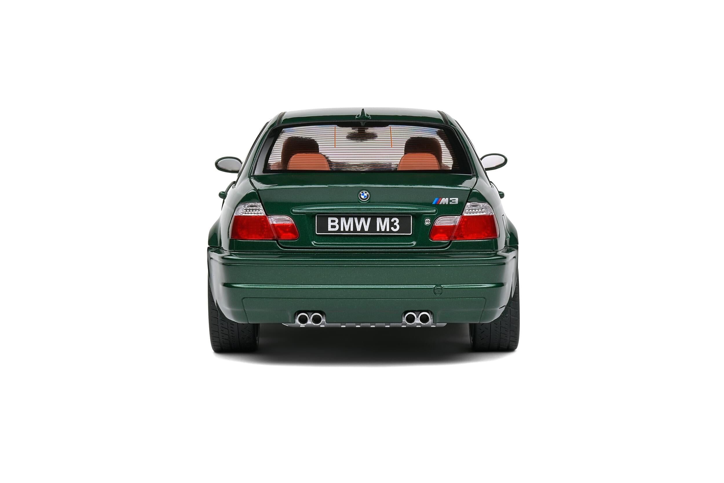 Solido S1806507 miniature collection 1/18 BMW E46 M3 Coupe Oxford Green 2000 - Breizh Modélisme.