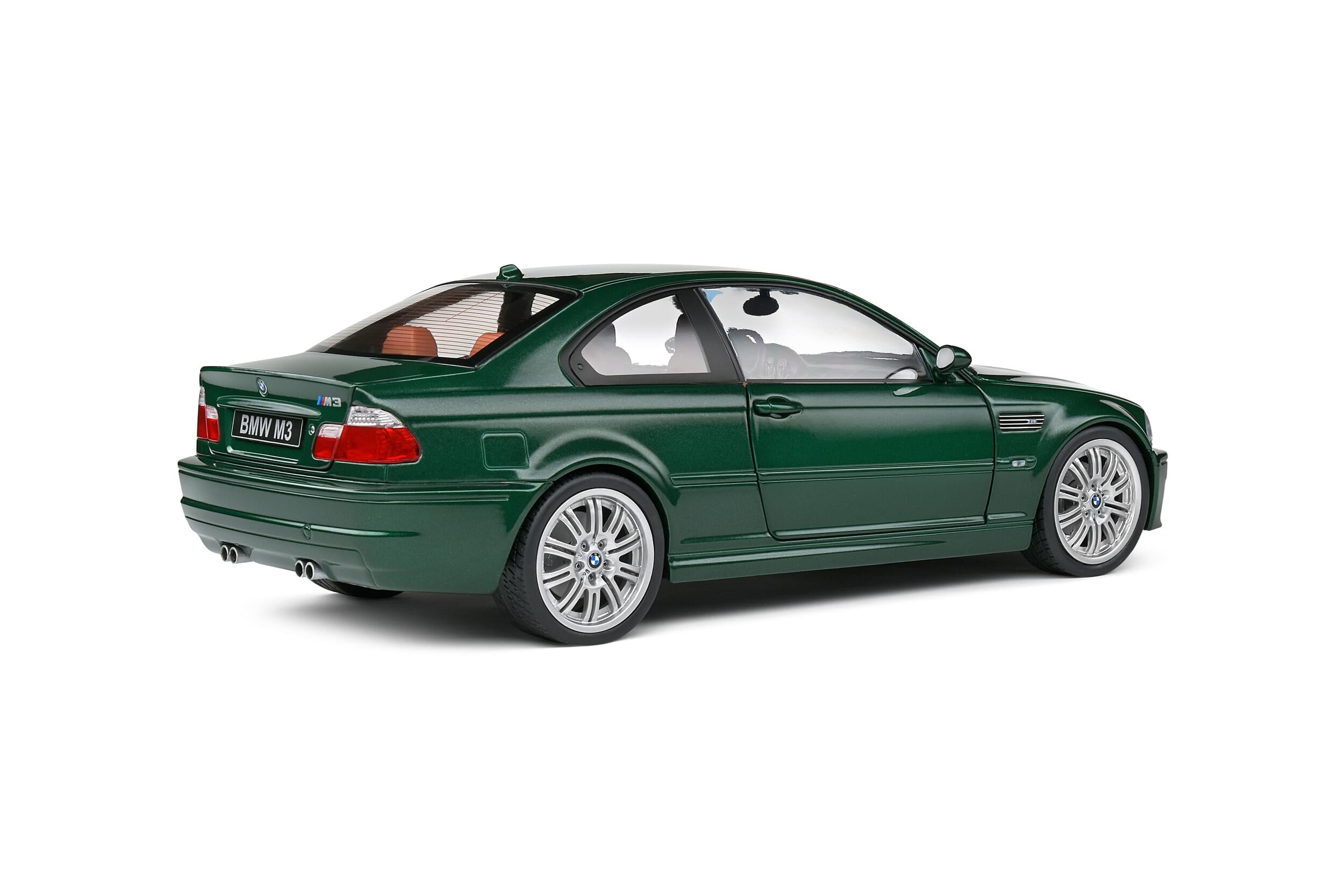 Solido S1806507 miniature collection 1/18 BMW E46 M3 Coupe Oxford Green 2000 - Breizh Modélisme.
