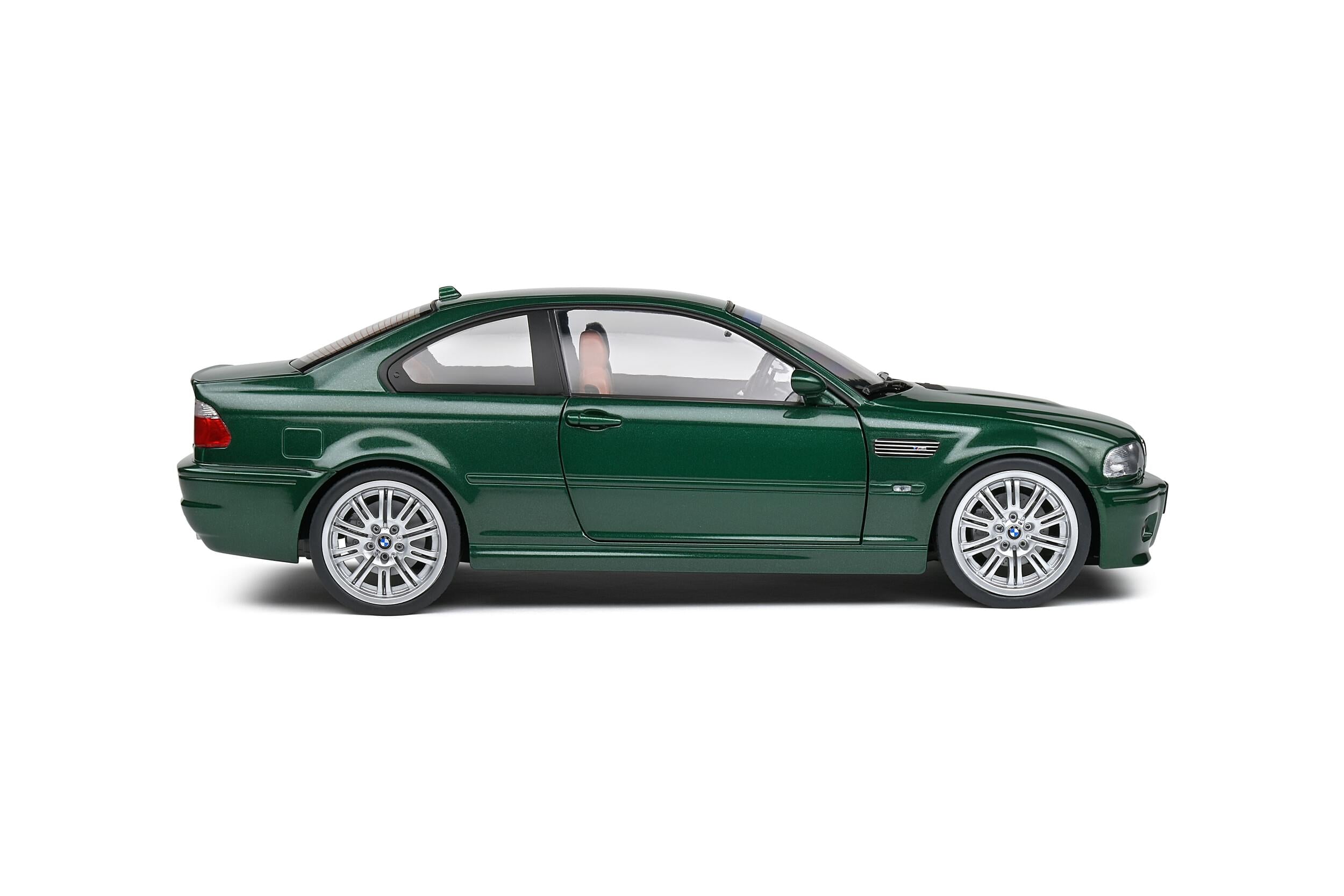 Solido S1806507 miniature collection 1/18 BMW E46 M3 Coupe Oxford Green 2000 - Breizh Modélisme.
