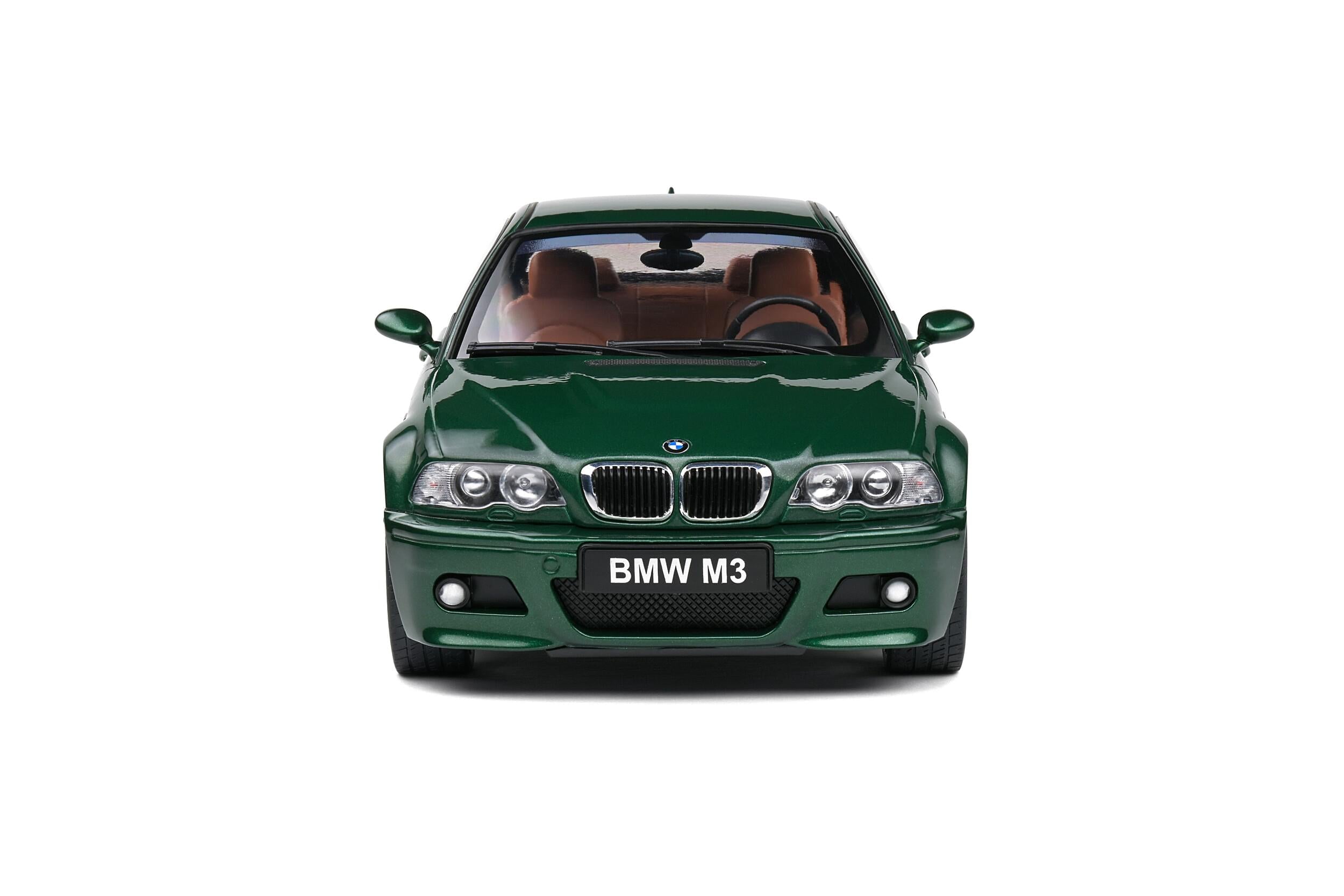 Solido S1806507 miniature collection 1/18 BMW E46 M3 Coupe Oxford Green 2000 - Breizh Modélisme.