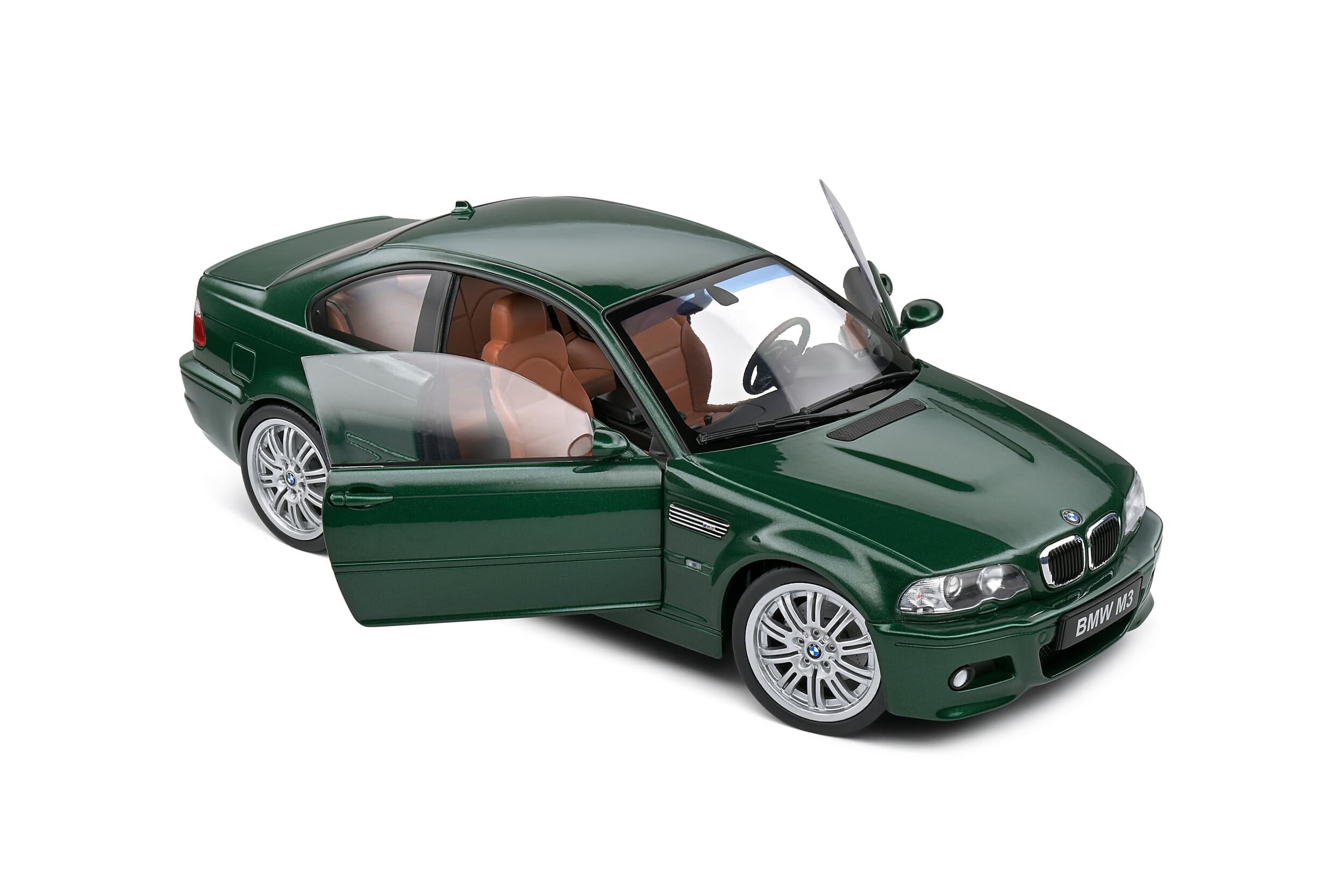 Solido S1806507 miniature collection 1/18 BMW E46 M3 Coupe Oxford Green 2000 - Breizh Modélisme.