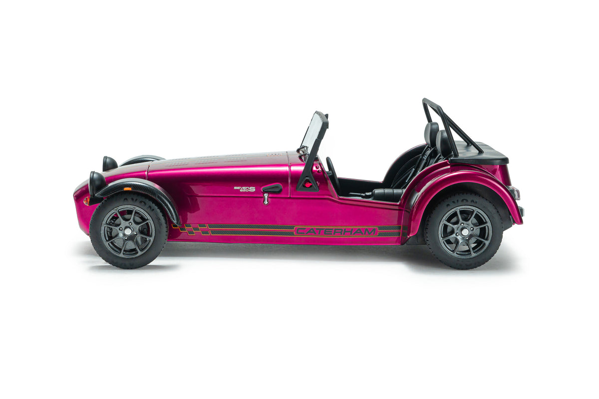 Solido S1801806 Voiture miniature collection 1/18 Caterham Seven 275 violet métallique 2014 - Breizh Modélisme.