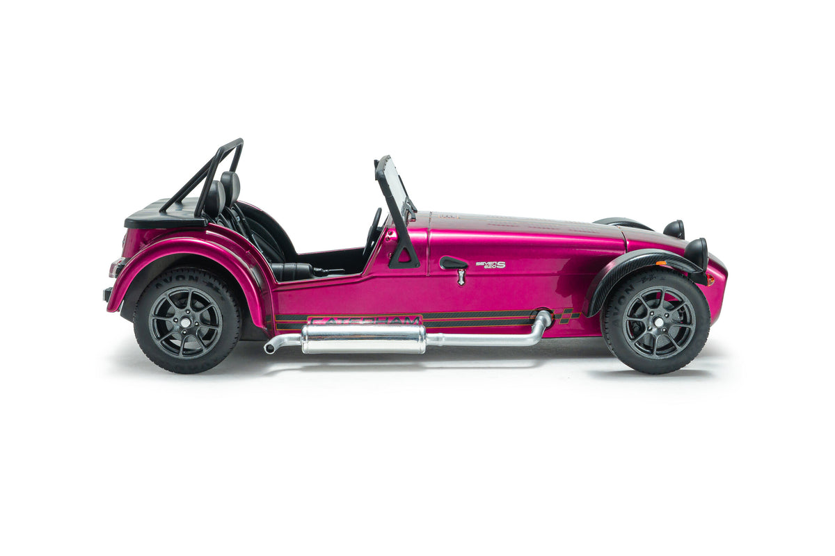 Solido S1801806 Voiture miniature collection 1/18 Caterham Seven 275 violet métallique 2014 - Breizh Modélisme.