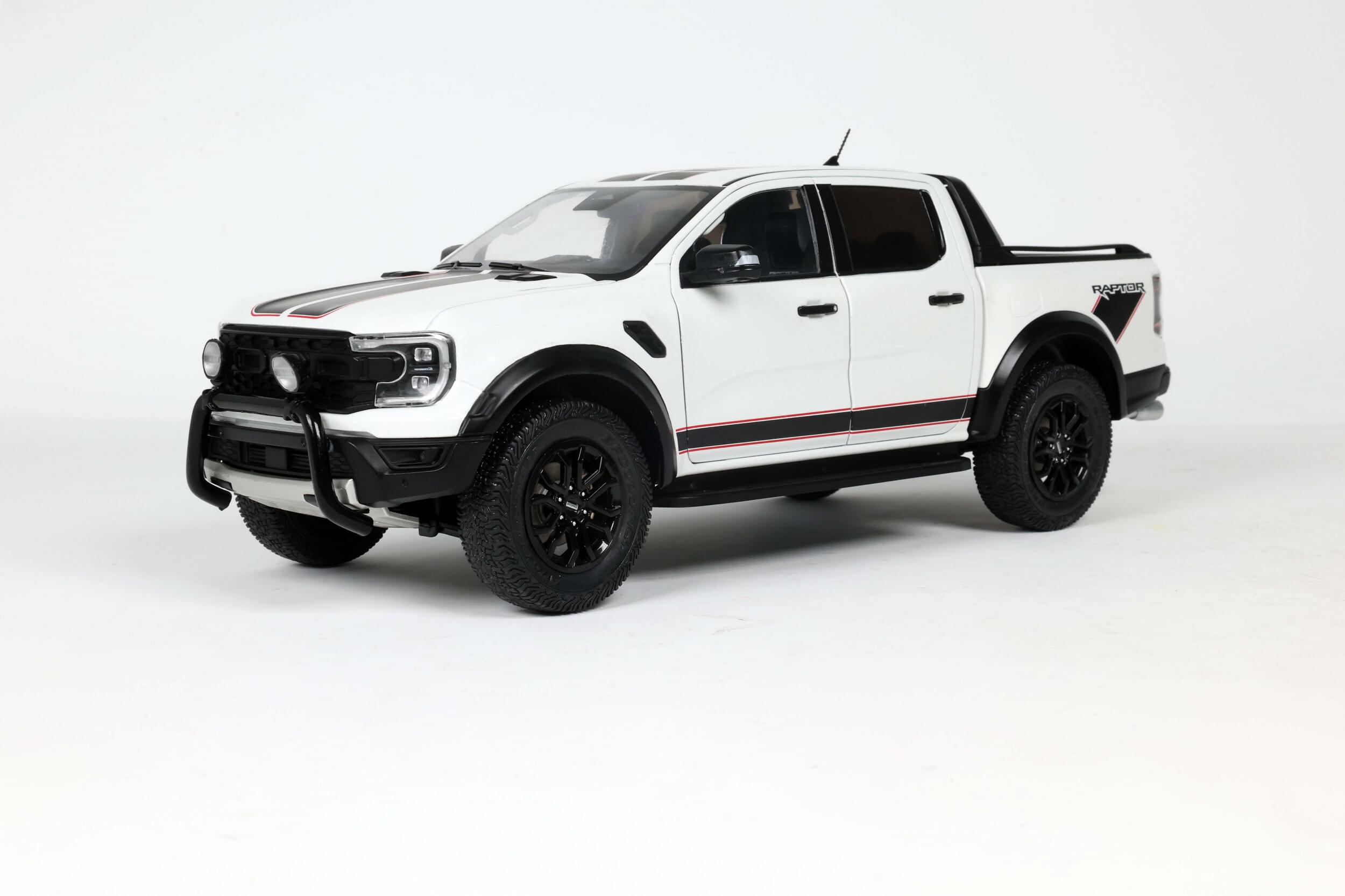 Solido S1813904 miniature collection 1/18 Ford Ranger Raptor Ice blanc 2024 - Breizh Modélisme.