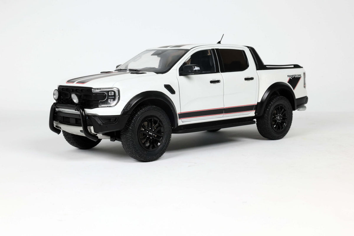Solido S1813904 miniature collection 1/18 Ford Ranger Raptor Ice blanc 2024 - Breizh Modélisme.