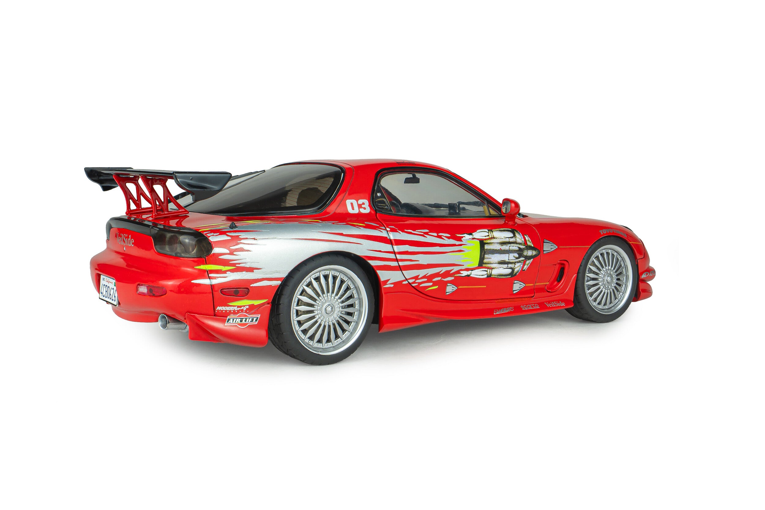 Solido S1810610A Voiture miniature collection 1/18 Mazda RX7 FD3RS Fast and Furious 1 DOM 1999