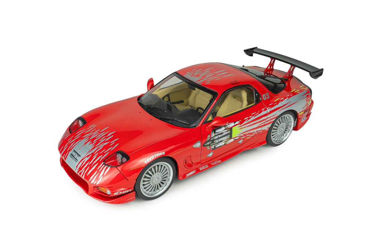 Solido S1810610A Voiture miniature collection 1/18 Mazda RX7 FD3RS Fast and Furious 1 DOM 1999