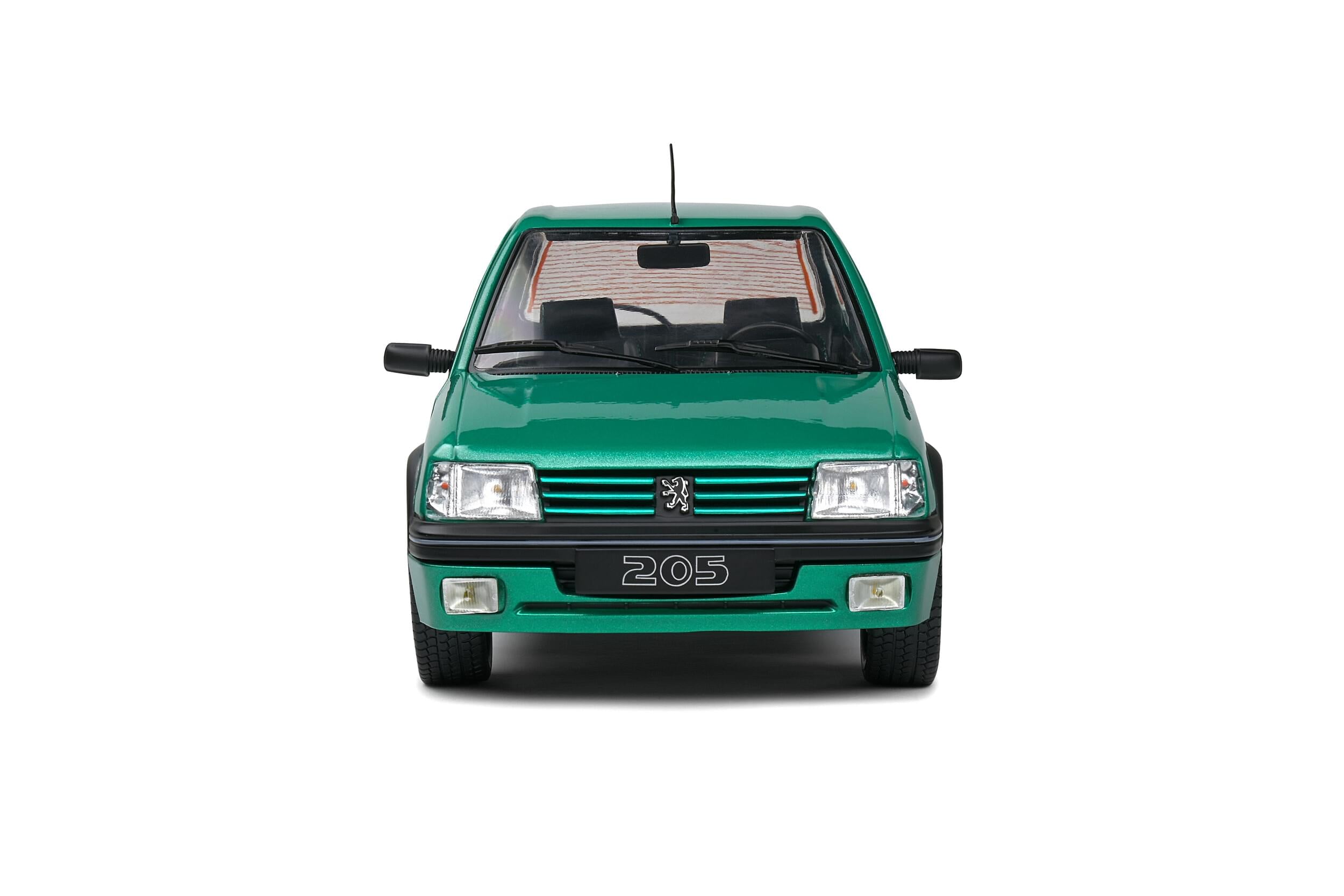 Solido S1801712 Voiture miniature collection 1/18 Peugeot 205 GTI Griffe – Vert Fluorite – 1992