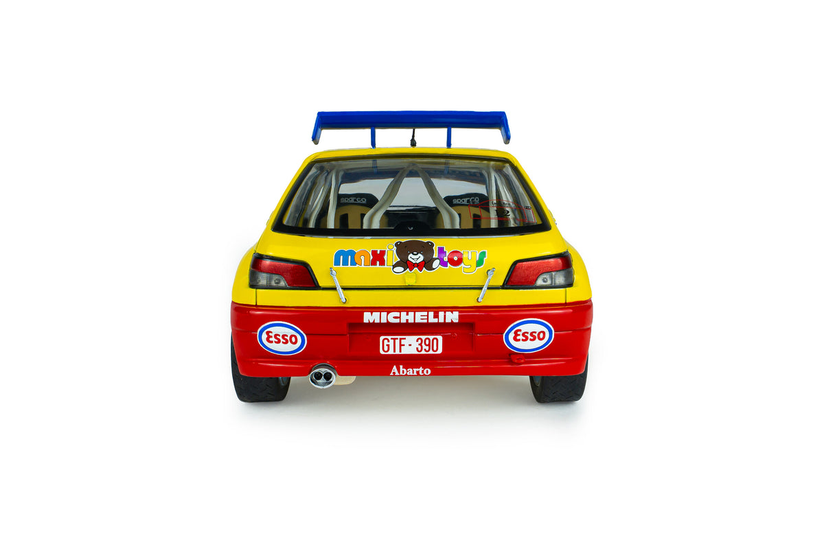 Solido S1808311 Voiture miniature collection 1/18 Peugeot 306 Maxi Rally du Condroz 1997 #12 J.P. Vandewauver / J.M. Vanderschuren