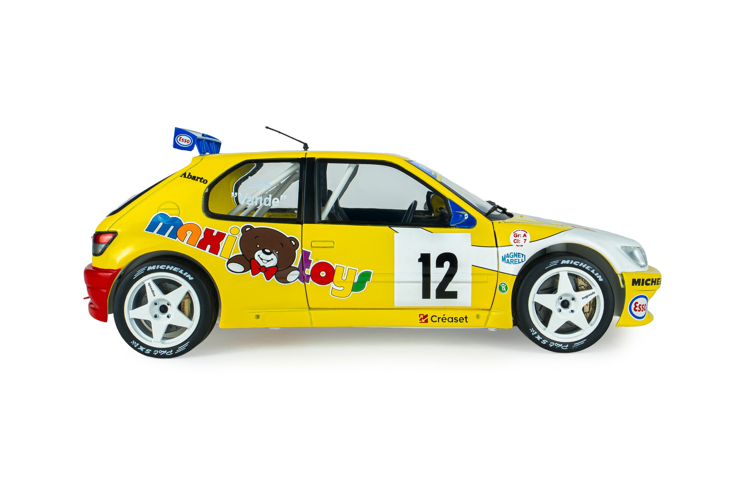 Solido S1808311 Voiture miniature collection 1/18 Peugeot 306 Maxi Rally du Condroz 1997 #12 J.P. Vandewauver / J.M. Vanderschuren