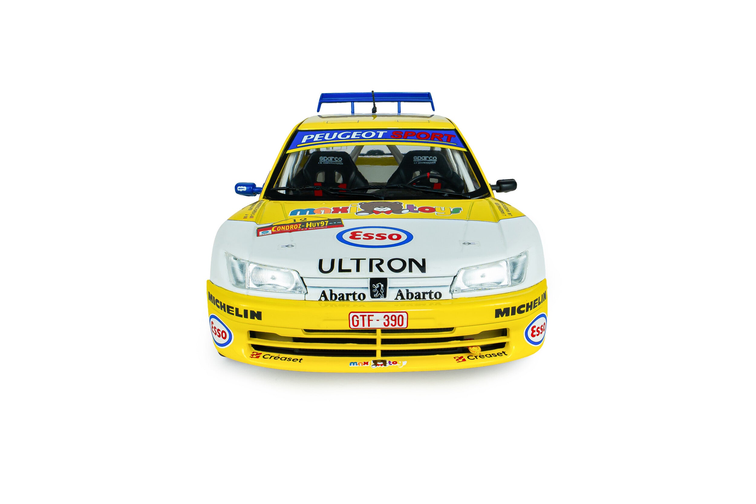 Solido S1808311 Voiture miniature collection 1/18 Peugeot 306 Maxi Rally du Condroz 1997 #12 J.P. Vandewauver / J.M. Vanderschuren
