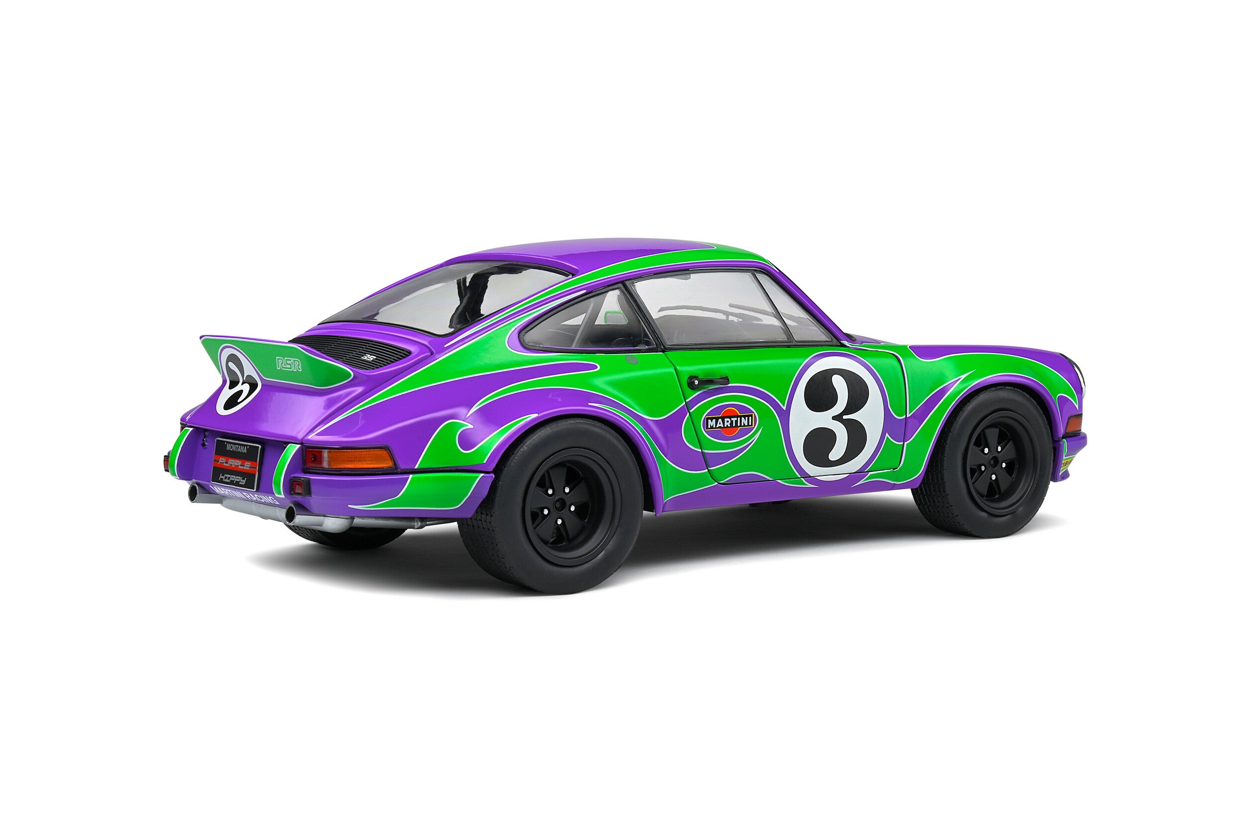 Solido S1801117 Voiture miniature collection 1/18 Porsche Purple Hippy Tribute – 1973