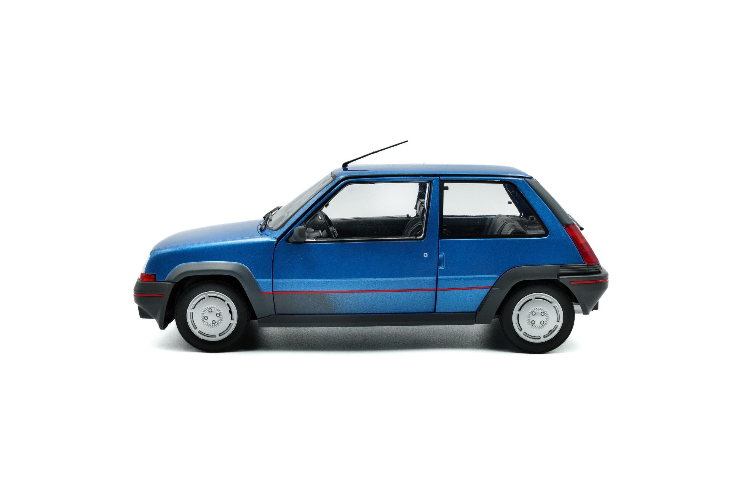 Solido S1810004 Voiture miniature collection 1/18 Renault 5 GT Turbo MK1 – Bleu Alpine – 1985