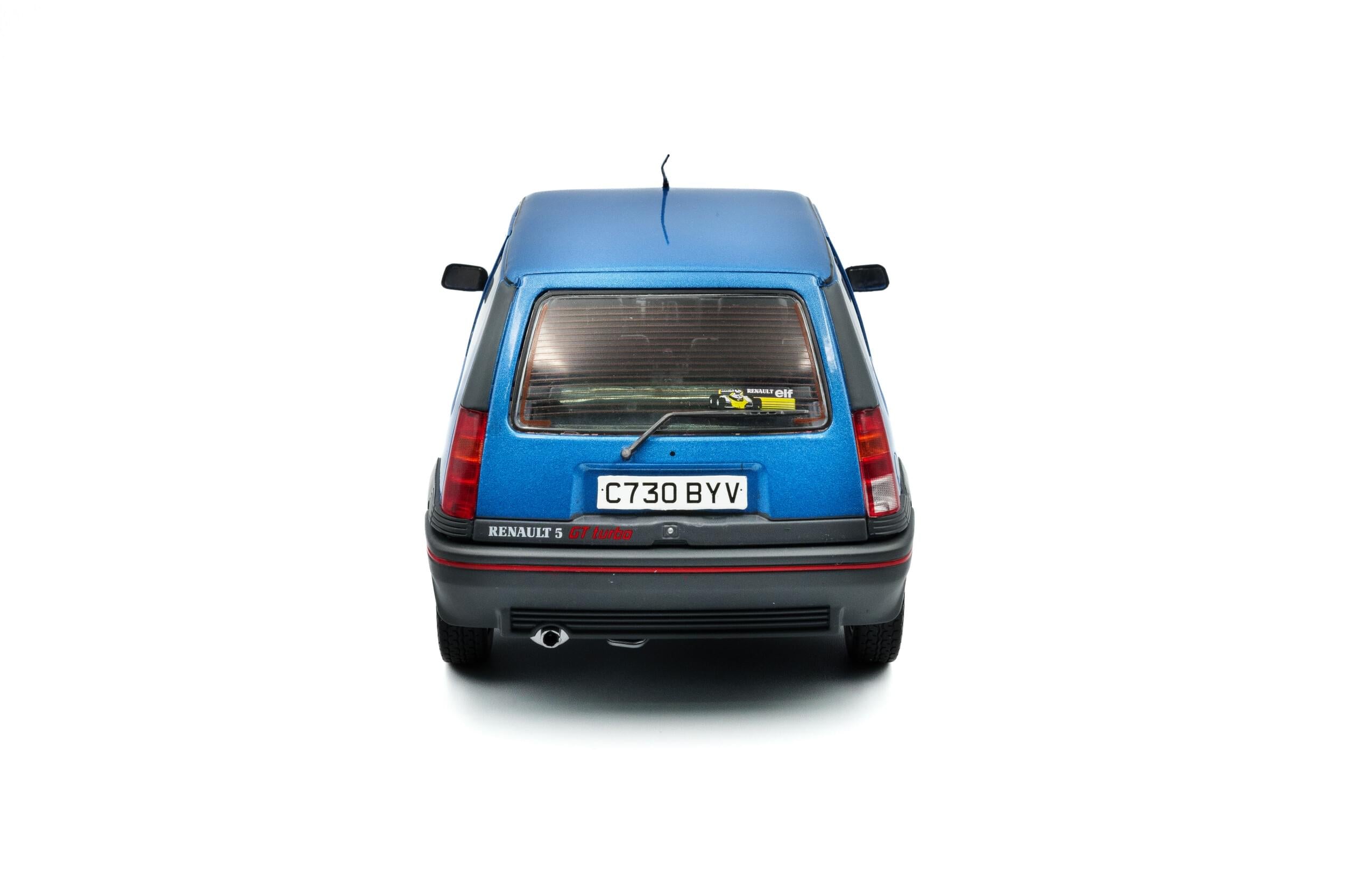 Solido S1810004 Voiture miniature collection 1/18 Renault 5 GT Turbo MK1 – Bleu Alpine – 1985
