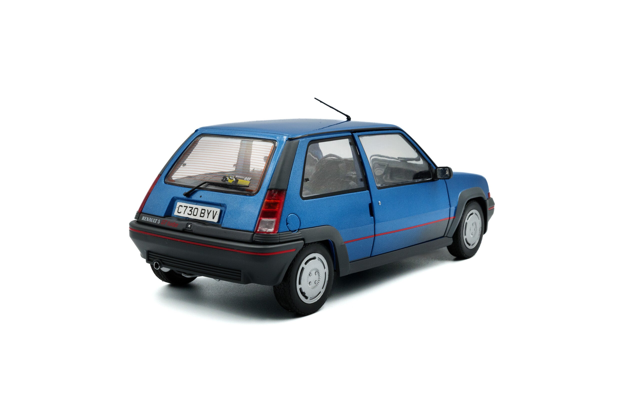 Solido S1810004 Voiture miniature collection 1/18 Renault 5 GT Turbo MK1 – Bleu Alpine – 1985