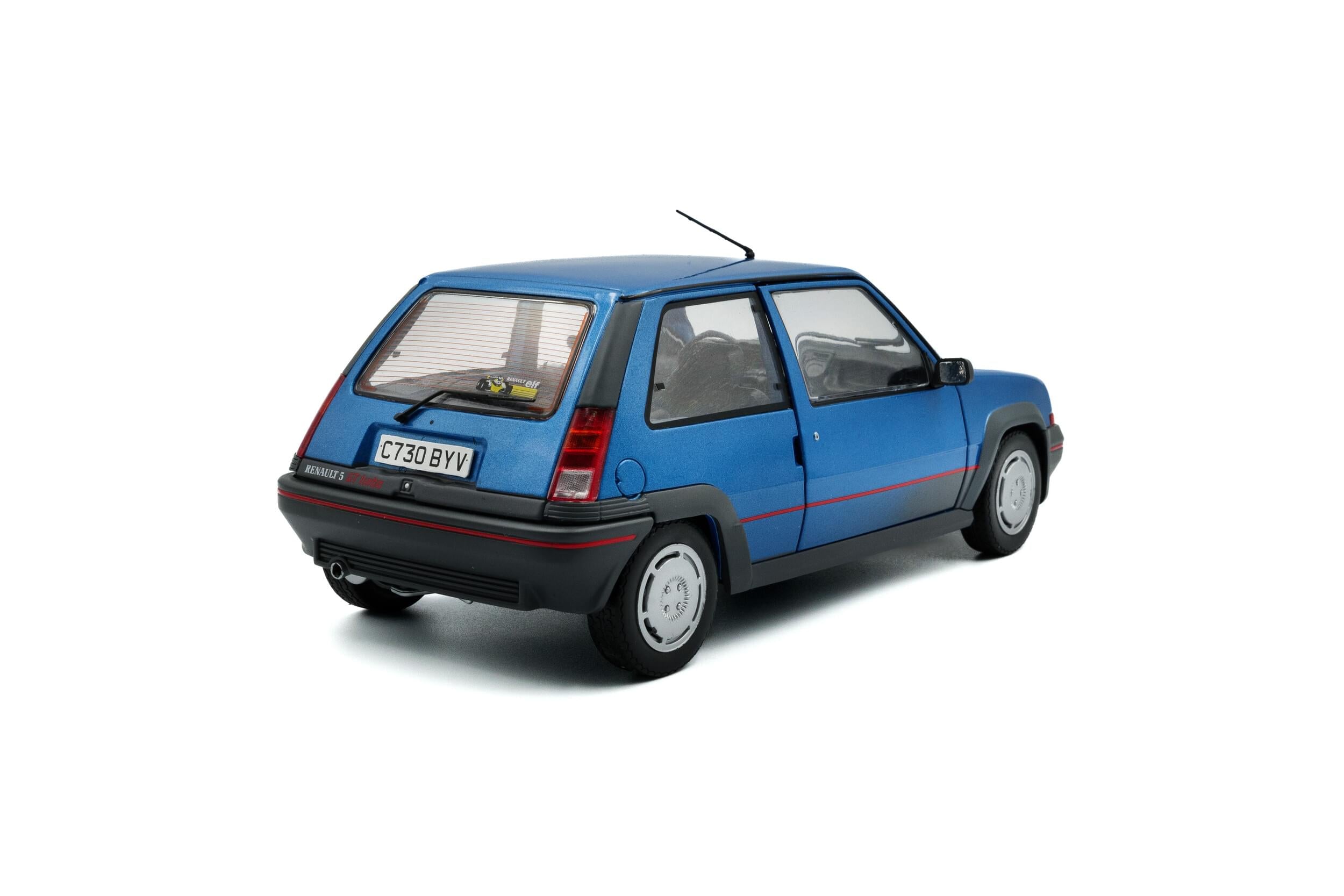 Solido S1810004 Voiture miniature collection 1/18 Renault 5 GT Turbo MK1 – Bleu Alpine – 1985