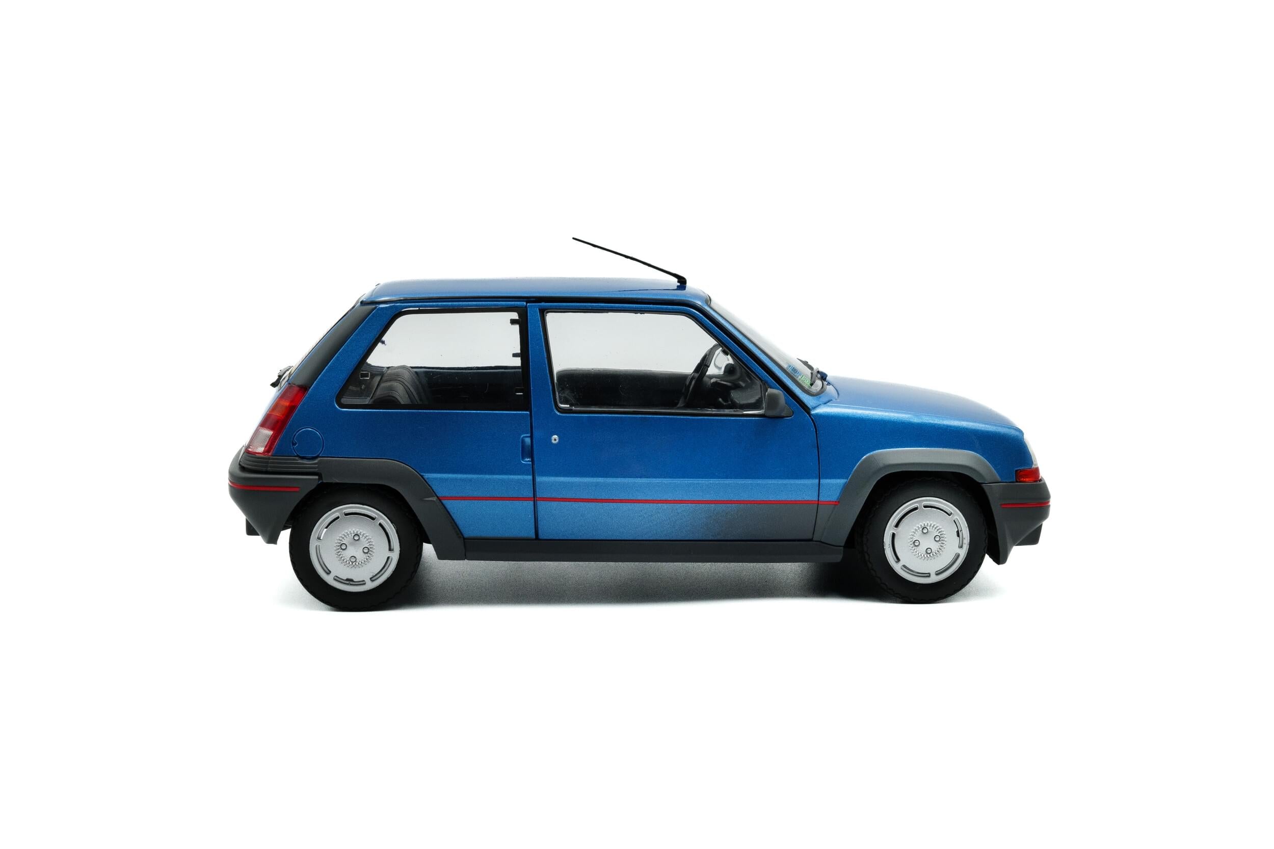 Solido S1810004 Voiture miniature collection 1/18 Renault 5 GT Turbo MK1 – Bleu Alpine – 1985