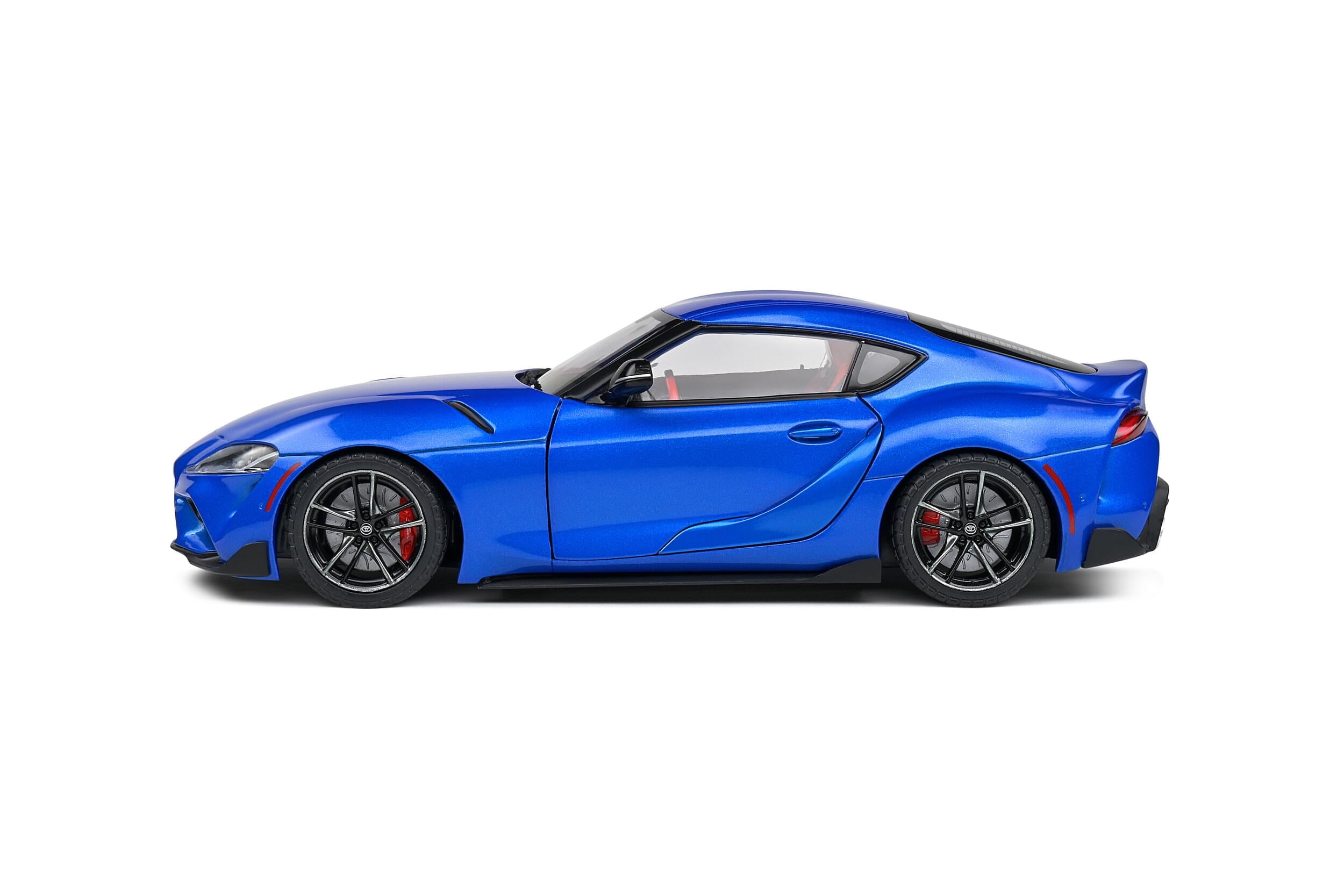Solido S1809003 Voiture miniature collection 1/18 Toyota GR Supra – Horizon Blue Metallic – 2021