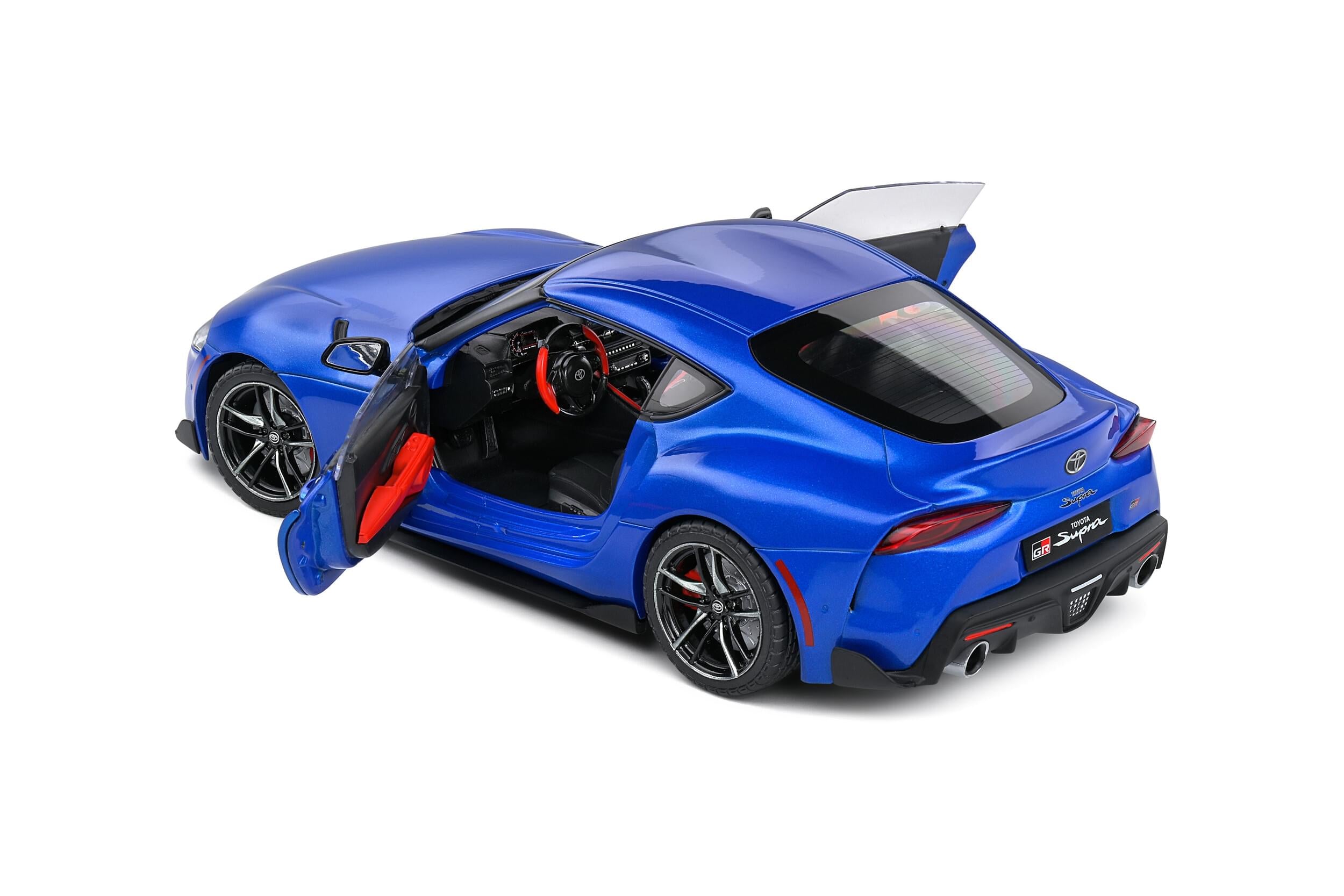 Solido S1809003 Voiture miniature collection 1/18 Toyota GR Supra – Horizon Blue Metallic – 2021