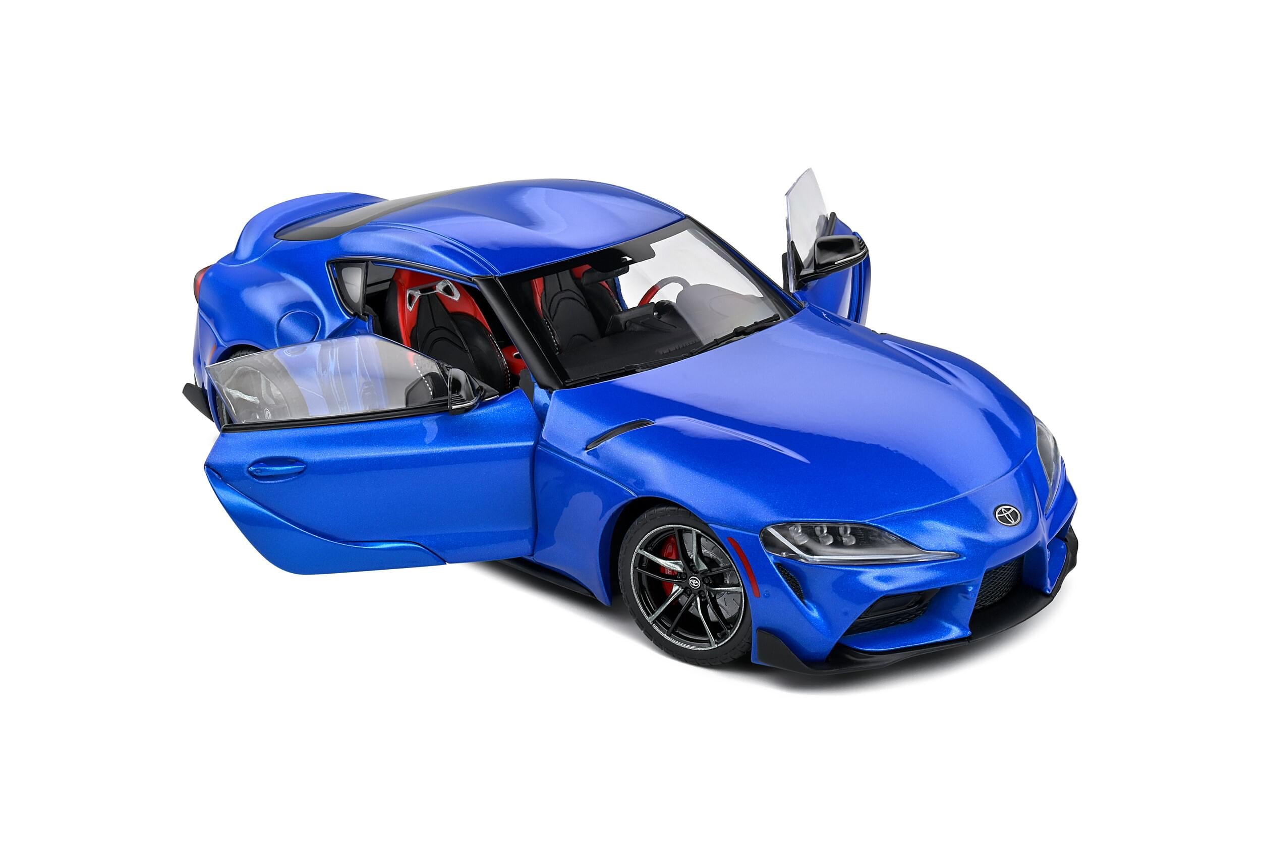 Solido S1809003 Voiture miniature collection 1/18 Toyota GR Supra – Horizon Blue Metallic – 2021