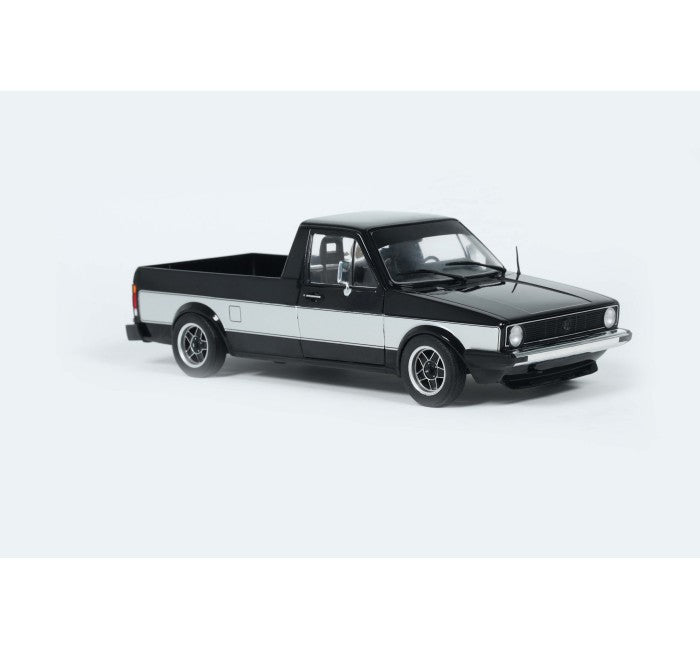 Solido S1803513 Voiture miniature collection 1/18 Volkswagen Caddy Mk.1 Solido Works noire 1982 - Breizh Modélisme.