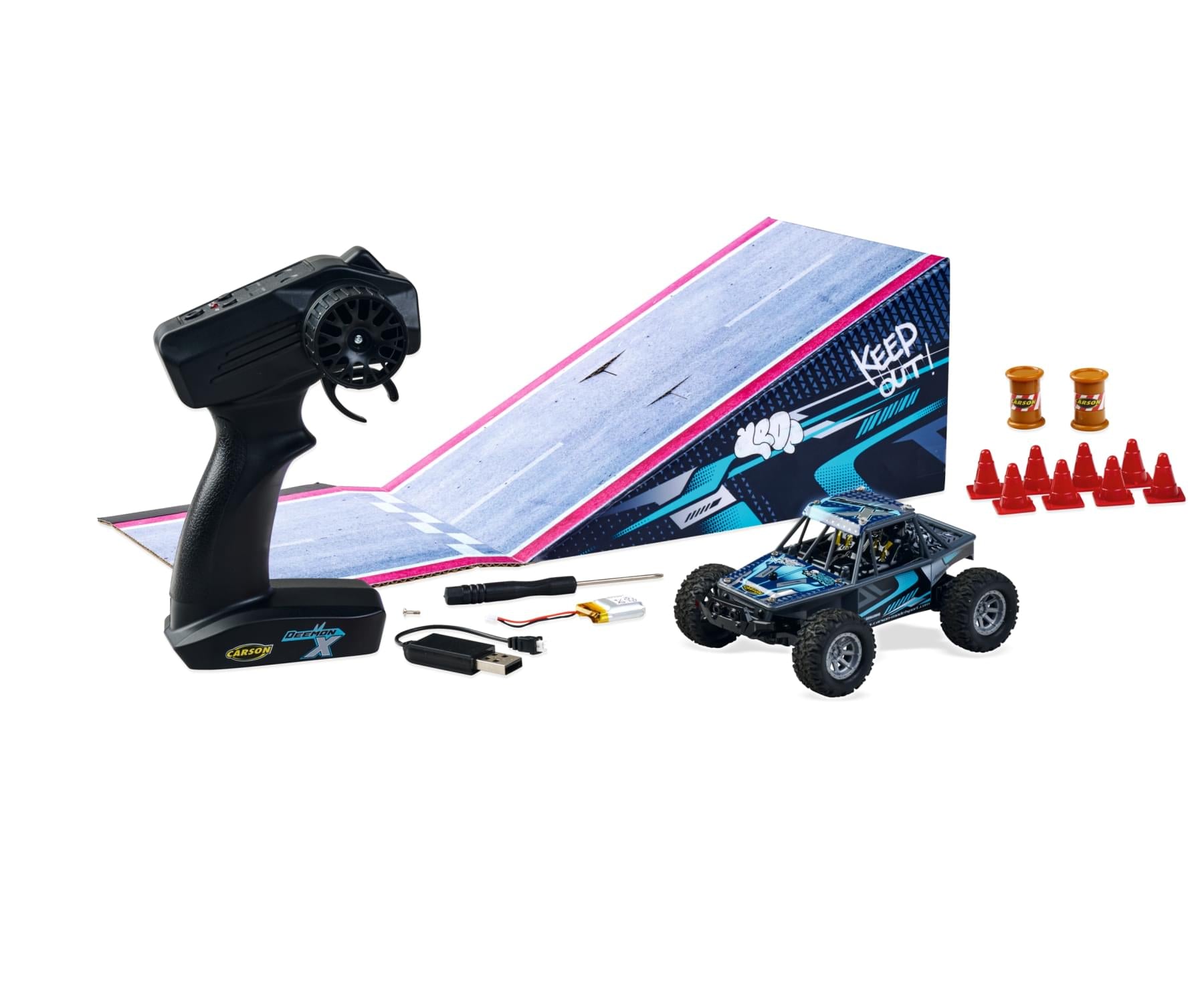 Petit Buggy télécommandé Deemon X RTR 1/32