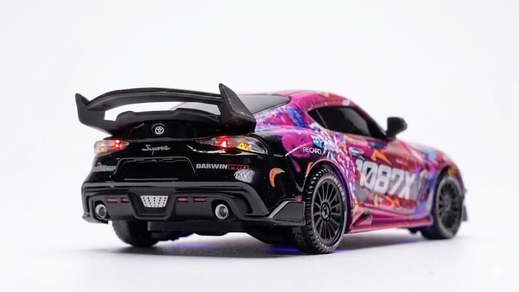 Voiture drift Supra 1/43 4WD RTR 1087X rose - 10041