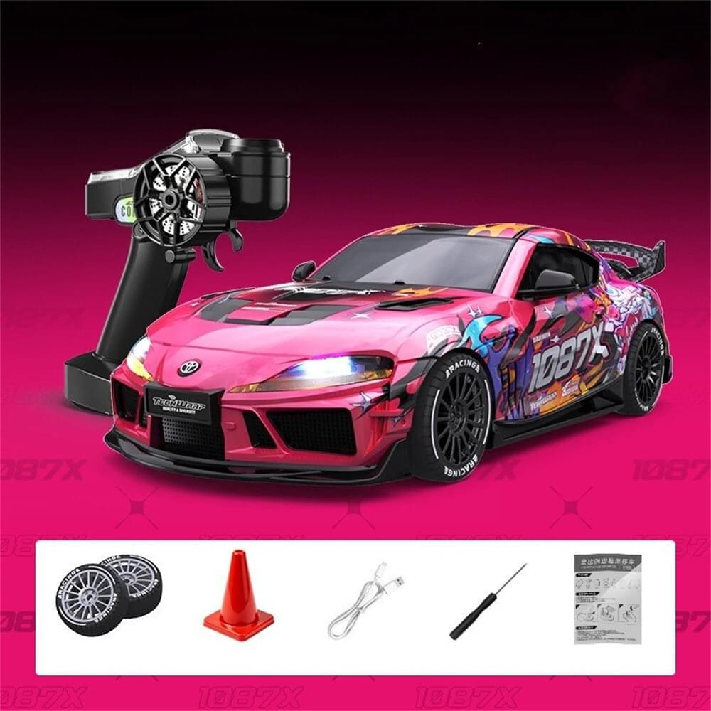 Voiture drift Supra 1/43 4WD RTR 1087X rose - 10041