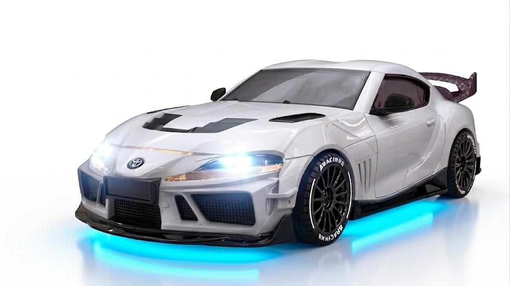 Voiture drift Supra 1/43 4WD RTR blanc - 10043