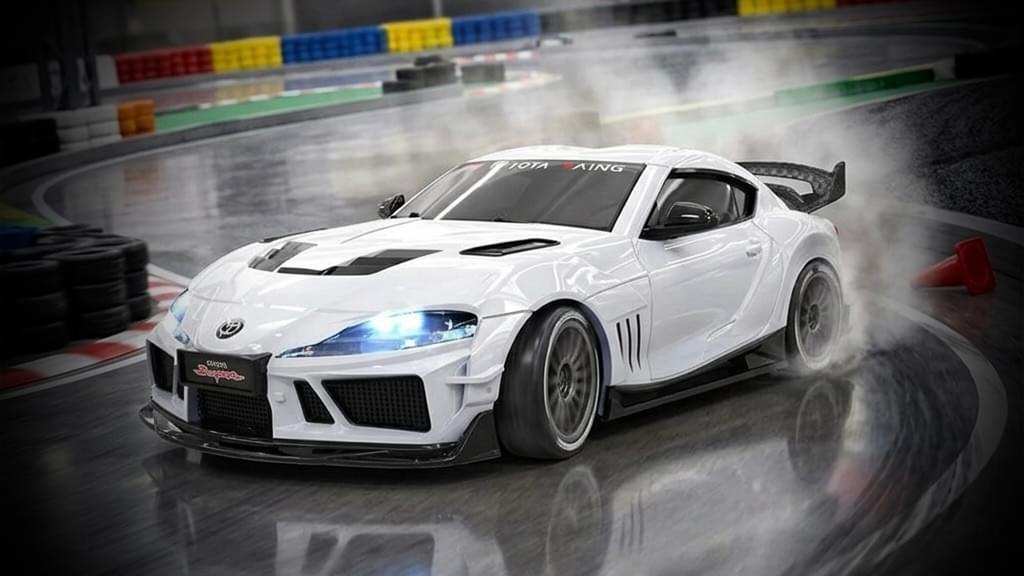 Voiture drift Supra 1/43 4WD RTR blanc - 10043