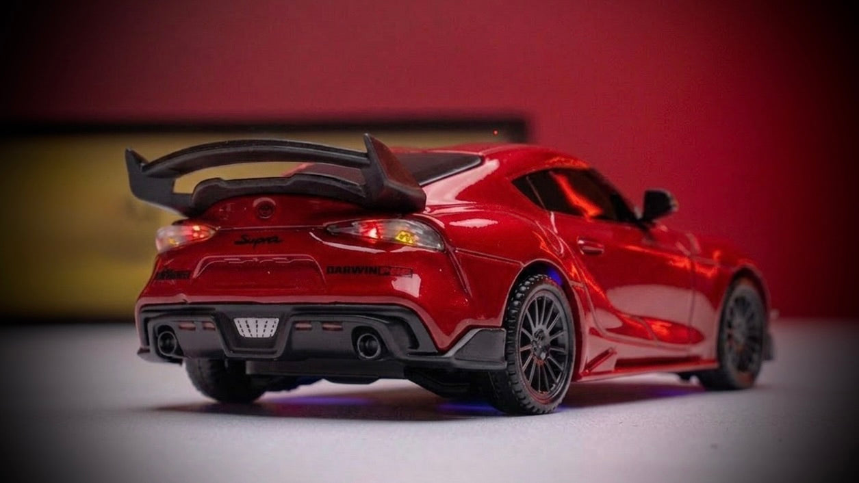 Voiture drift Supra 1/43 4WD RTR rouge - 10042 - Breizh Modélisme.