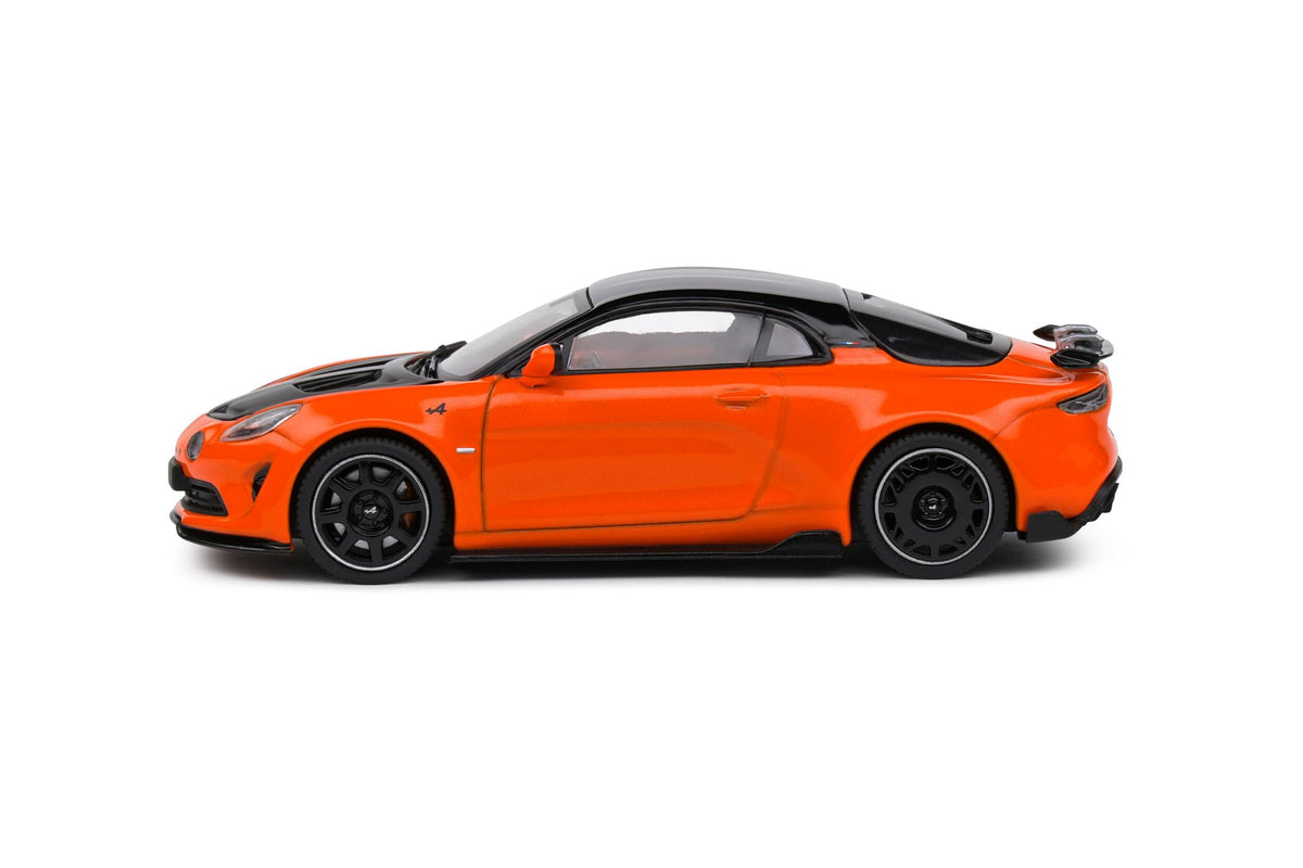 Voiture miniature 1/43 Alpine A110 Radicale Feu orange 2023 Solido S4317202 - Breizh Modélisme.
