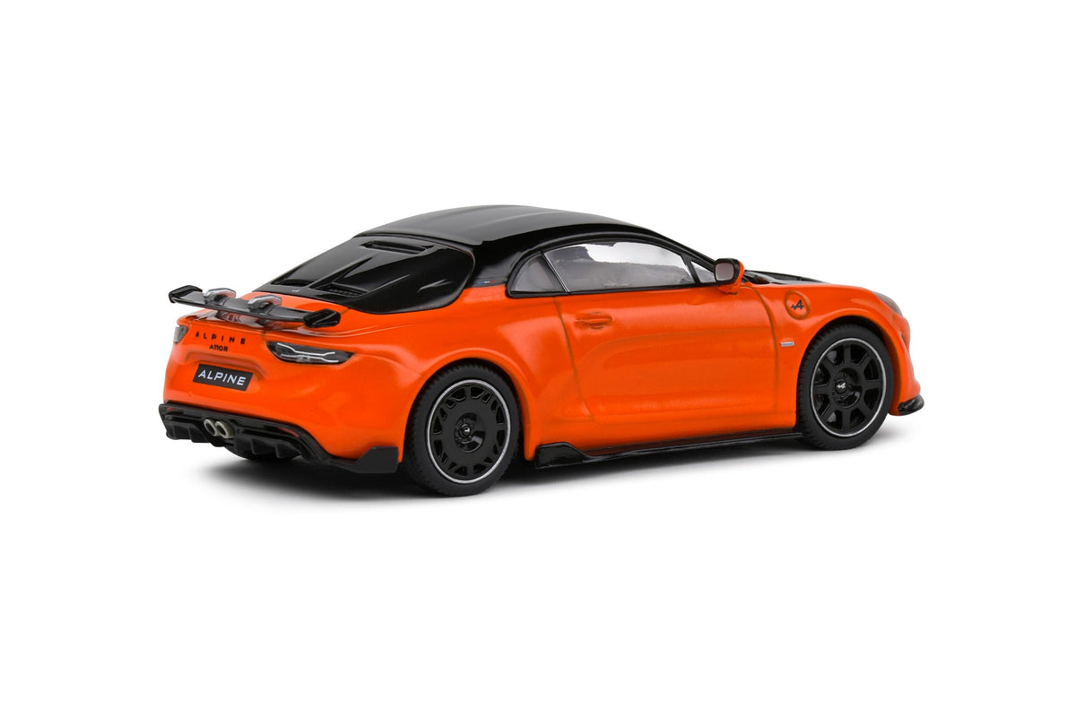 Voiture miniature 1/43 Alpine A110 Radicale Feu orange 2023 Solido S4317202 - Breizh Modélisme.