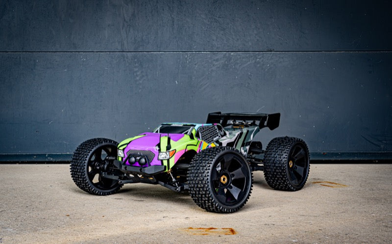 Monster truck 1/8 « TORCH/GUARDIAN 2 en 1 » blanc/neo 4S RTR - 13103W-NEO