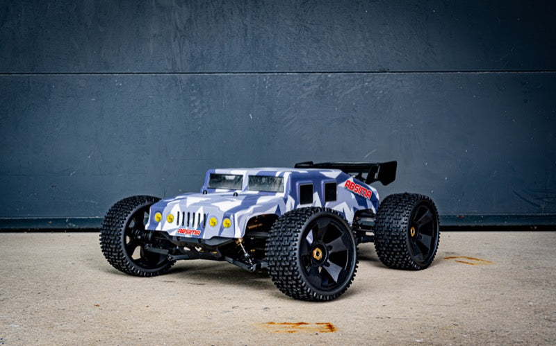 Monster truck 1/8 « TORCH/GUARDIAN 2 en 1 » blanc/neo 4S RTR - 13103W-NEO