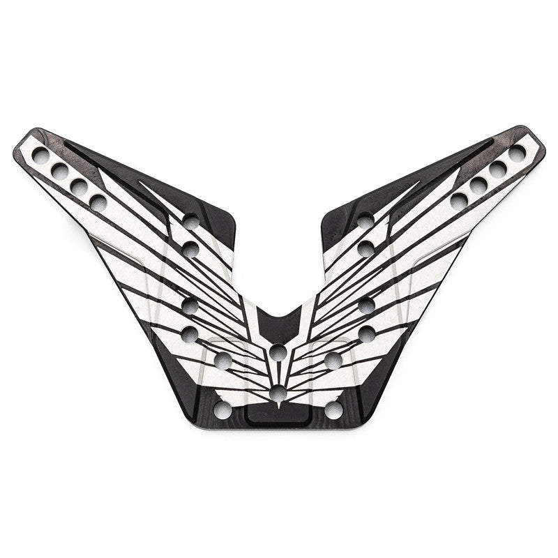 Support Arrière Alu. 4mm OAS noir (fabrication FR) - REV-OP36-FR