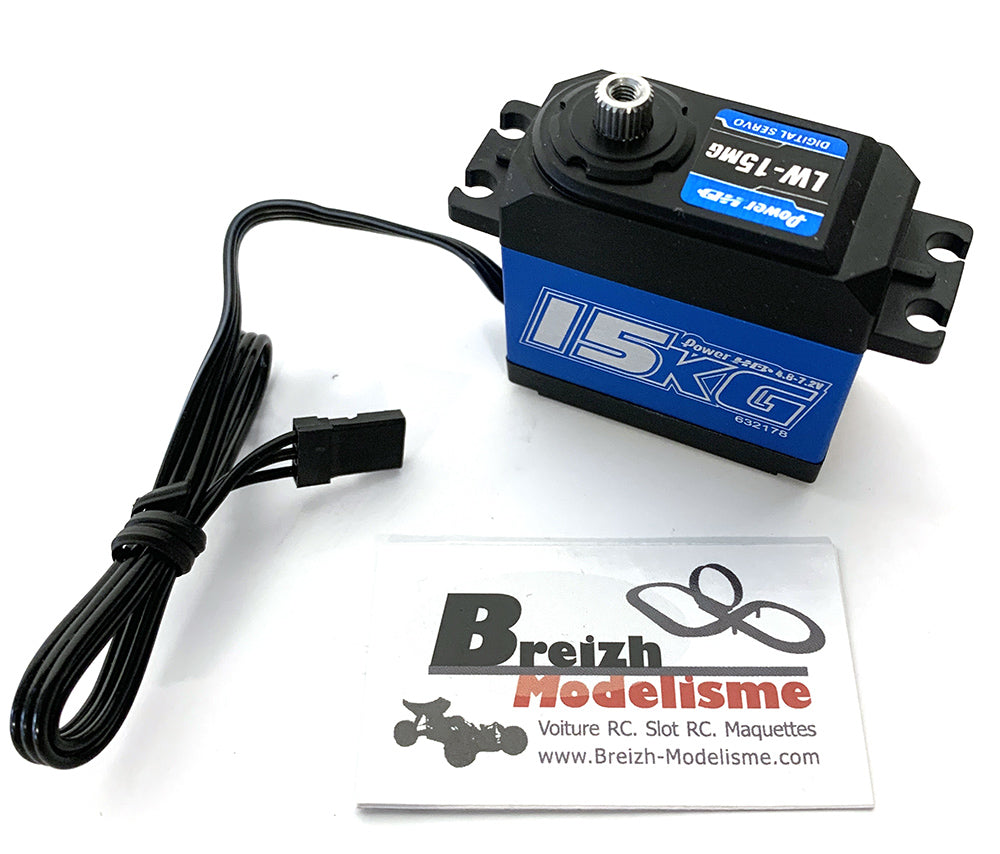 Servo Power HD-LW-15MG Waterproof 15Kg numérique HV pour Crawlers