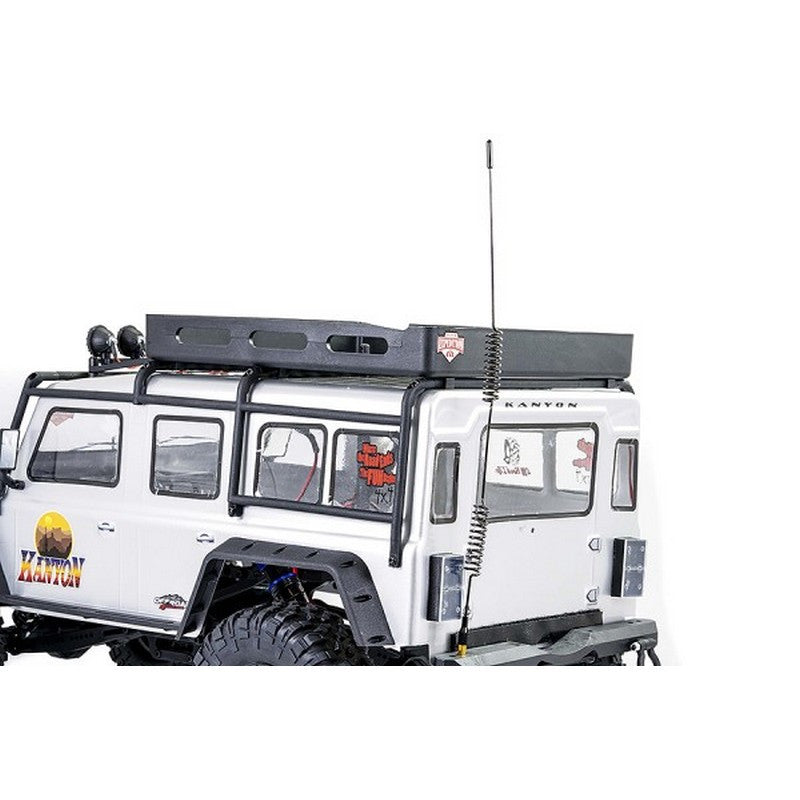 Antenne en métal noir factice (310mm) - Accessoires pour crawler 1/10