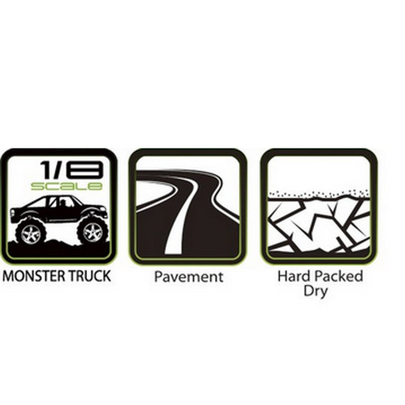 2 Pneus et jantes MT-ROCKET 3,8 Noir 3217B"