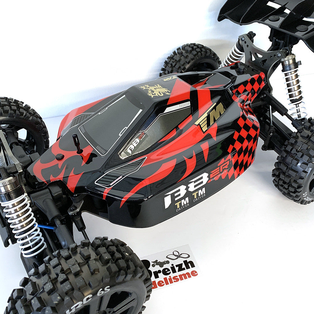 Buggy Team Magic B8ER Brushless 1/8 4WD RTR Version 4S - TM560011CH rouge