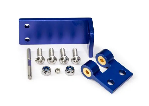 Traxxas 10639 - Support de gouvernail, aluminium/ axe de charnière/ 4x14mm - Breizh Modélisme.