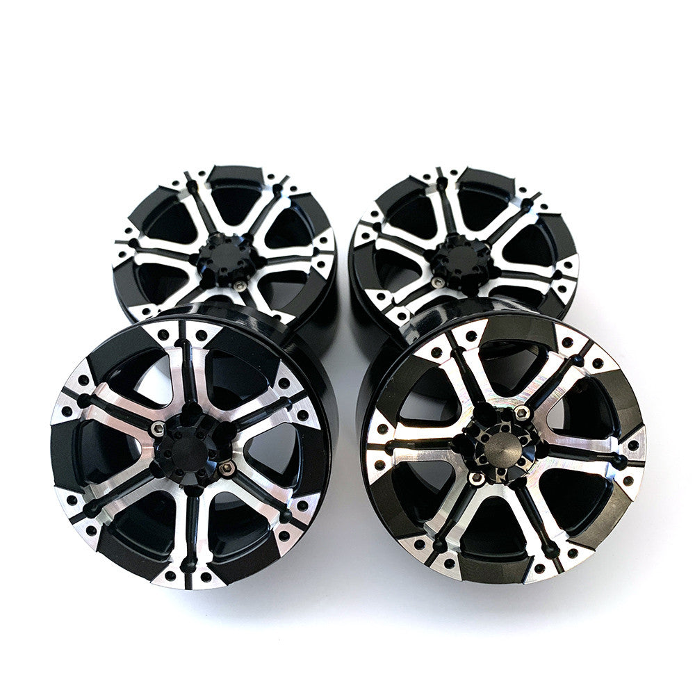 4 Jantes Crawler Beadlock 1.9 en Aluminium HRC - 65103BKS"