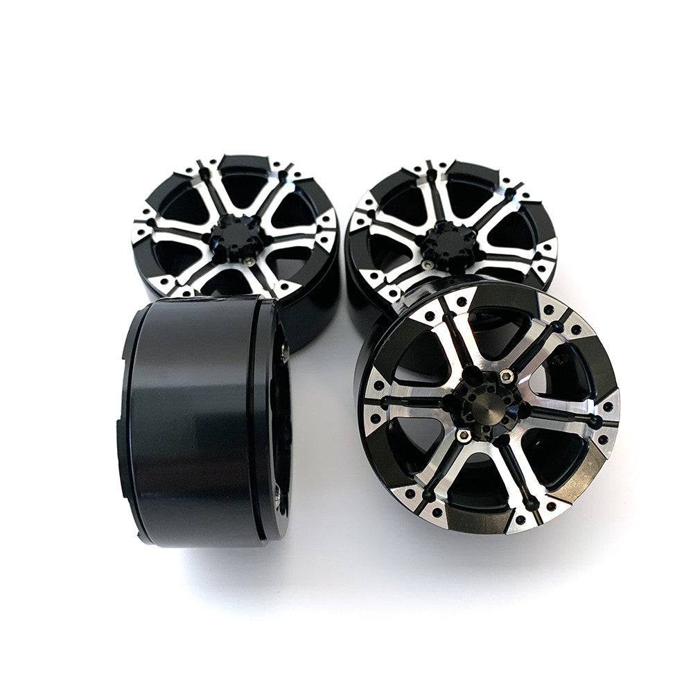 4 Jantes Crawler Beadlock 1.9 en Aluminium HRC - 65103BKS"